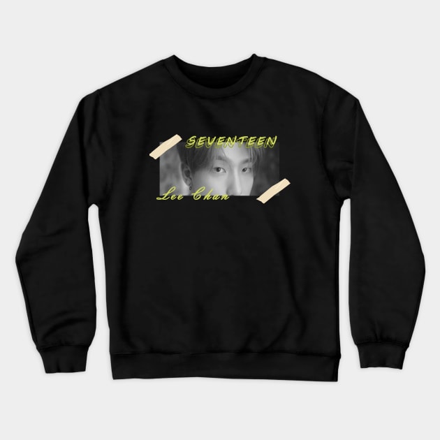 Kpop Design Dino Seventeen Crewneck Sweatshirt by Design Kpop Aesthetic Store